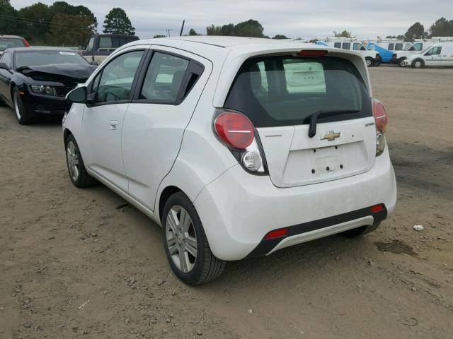 KL8CA6S98DC618284 - 2013 CHEVROLET SPARK LS WHITE photo 3