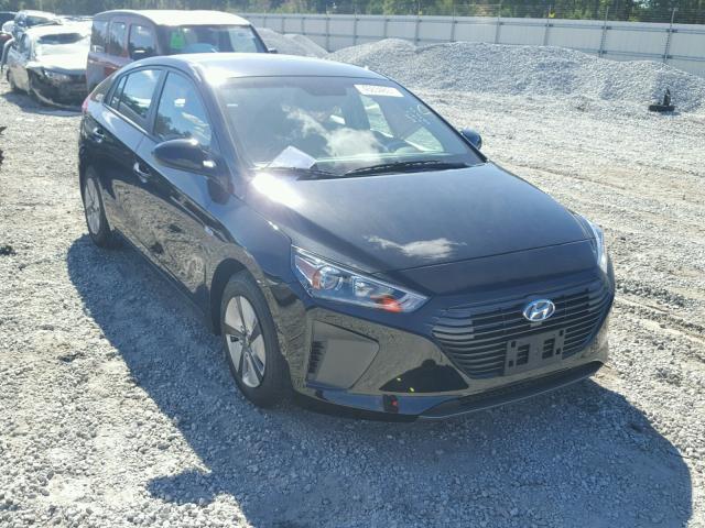 KMHC65LC8HU030040 - 2017 HYUNDAI IONIQ BLUE BLACK photo 1