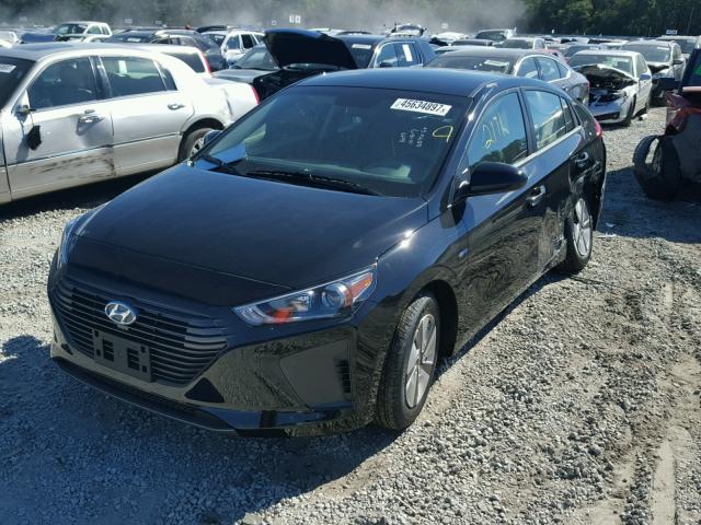 KMHC65LC8HU030040 - 2017 HYUNDAI IONIQ BLUE BLACK photo 9