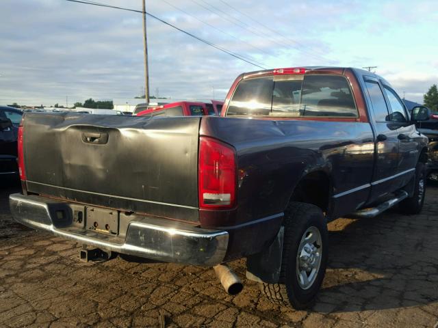 1D7KU28D74J238983 - 2004 DODGE RAM 2500 S MAROON photo 4