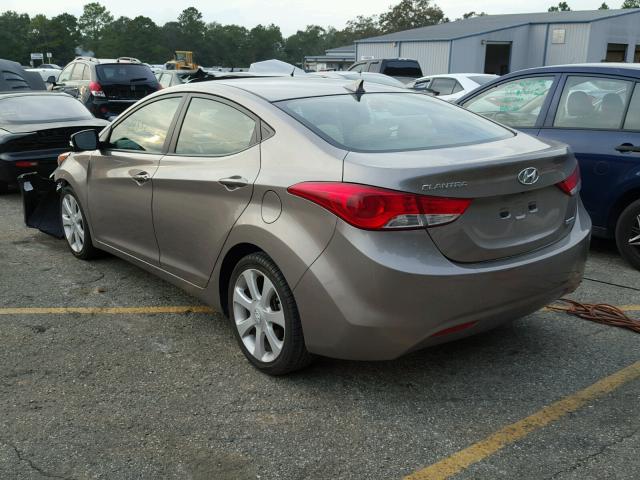 5NPDH4AE3DH187707 - 2013 HYUNDAI ELANTRA GL GOLD photo 3