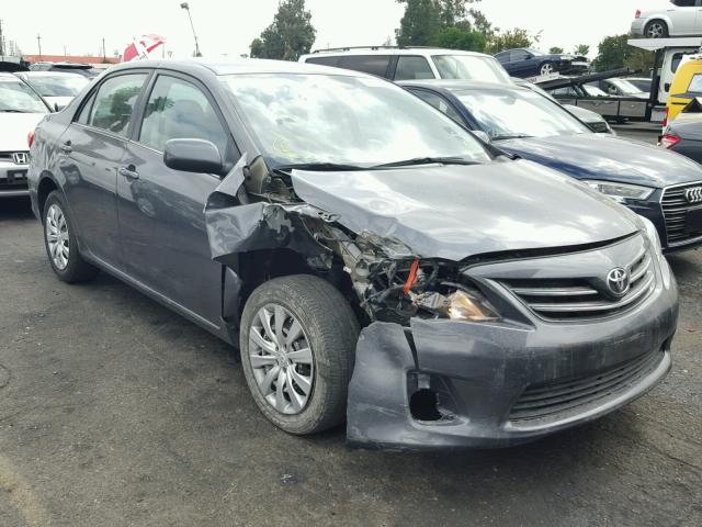 5YFBU4EE4DP090306 - 2013 TOYOTA COROLLA BA GRAY photo 1