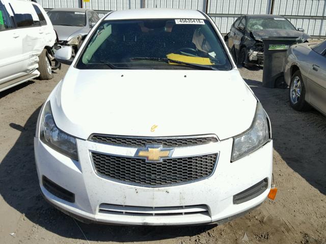 1G1PC5SBXD7324919 - 2013 CHEVROLET CRUZE LT WHITE photo 10