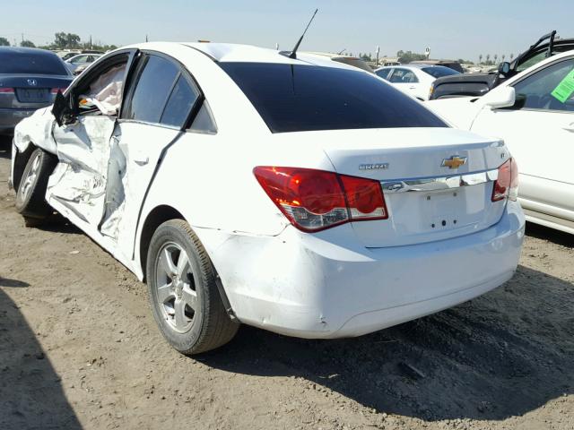 1G1PC5SBXD7324919 - 2013 CHEVROLET CRUZE LT WHITE photo 3