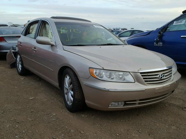 KMHFC46FX6A043490 - 2006 HYUNDAI AZERA SE BEIGE photo 1