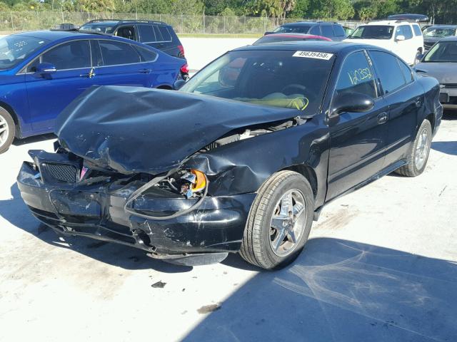 1G2NF52F63C194849 - 2003 PONTIAC GRAND AM S BLACK photo 2