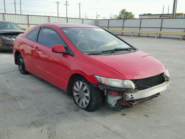 2HGFG12819H536206 - 2009 HONDA CIVIC RED photo 1