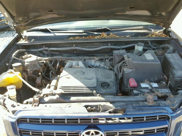 JTEHF21A010028589 - 2001 TOYOTA HIGHLANDER BLUE photo 7