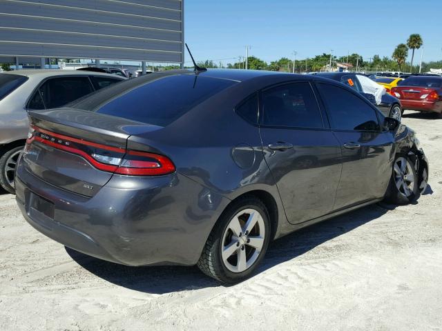 1C3CDFBB1FD192960 - 2015 DODGE DART GRAY photo 4