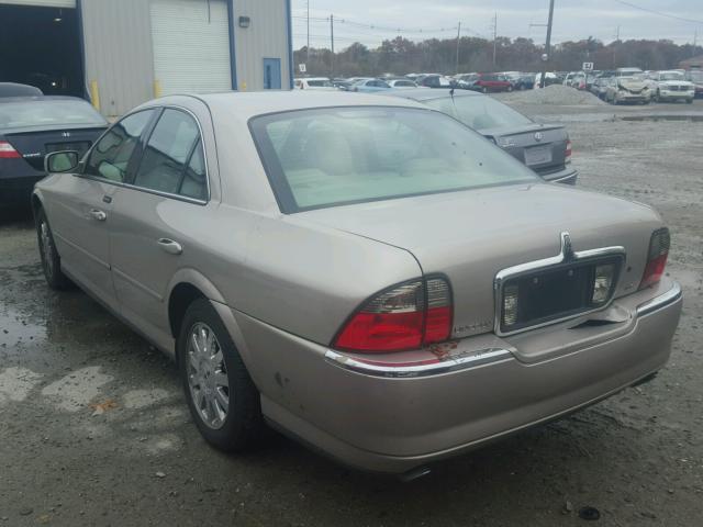 1LNHM86S03Y666257 - 2003 LINCOLN LS TAN photo 3