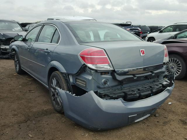 1G8ZS57B48F265755 - 2008 SATURN AURA XE BLUE photo 3