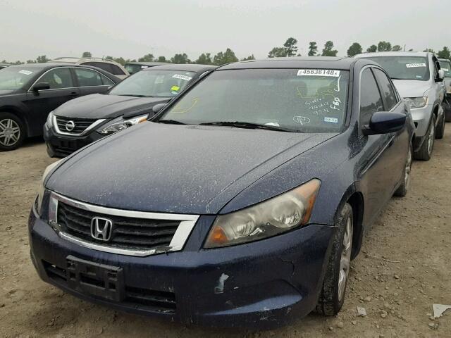 1HGCP2F82AA104438 - 2010 HONDA ACCORD EXL BLUE photo 2