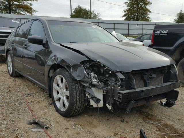 1N4BA41E37C820451 - 2007 NISSAN MAXIMA BLACK photo 1