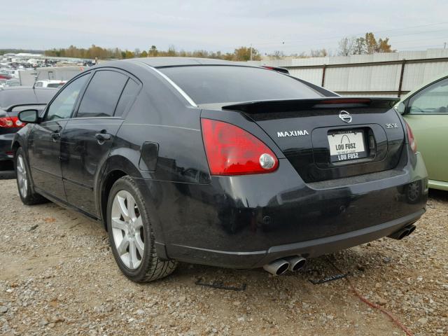 1N4BA41E37C820451 - 2007 NISSAN MAXIMA BLACK photo 3