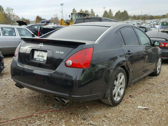 1N4BA41E37C820451 - 2007 NISSAN MAXIMA BLACK photo 4