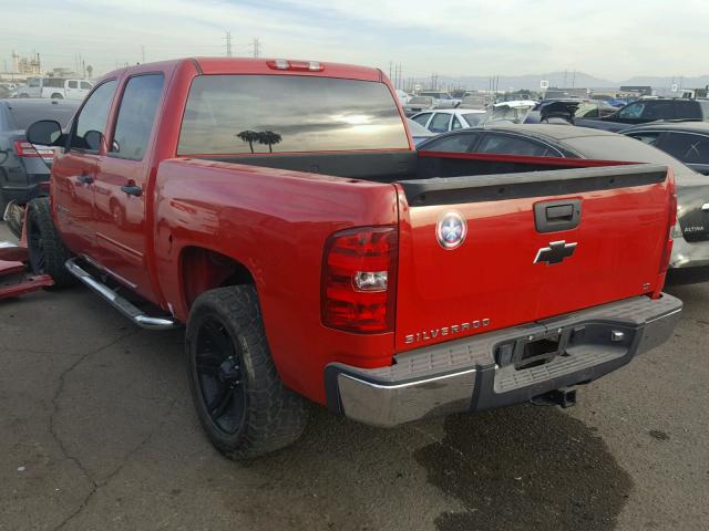 3GCPCSE05CG216498 - 2012 CHEVROLET SILVERADO RED photo 3