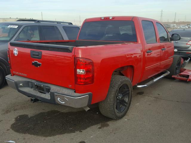 3GCPCSE05CG216498 - 2012 CHEVROLET SILVERADO RED photo 4