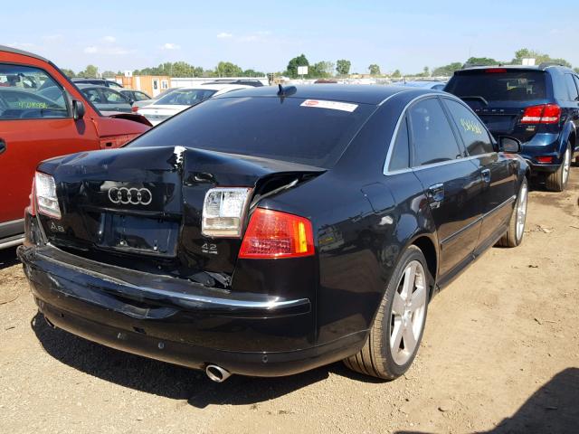 WAULL44E15N013364 - 2005 AUDI A8 4.2 QUA BLACK photo 4