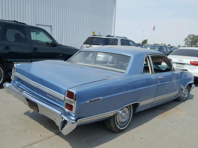 7K33C114034 - 1967 FORD FAIRLANE BLUE photo 4