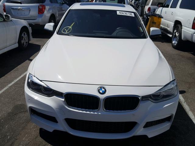 WBA8E1C35HK895451 - 2017 BMW 330E WHITE photo 9