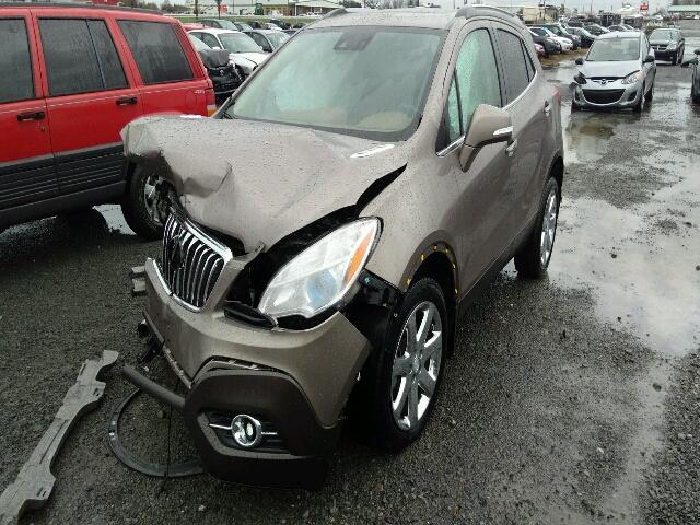 KL4CJHSB1EB618005 - 2014 BUICK ENCORE PRE BROWN photo 2