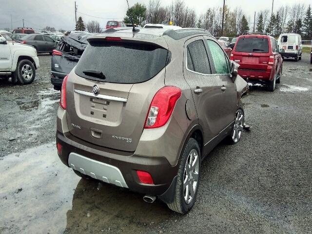 KL4CJHSB1EB618005 - 2014 BUICK ENCORE PRE BROWN photo 4