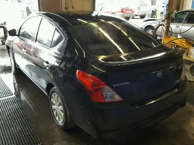 3N1CN7AP3FL933960 - 2015 NISSAN VERSA S BLACK photo 3