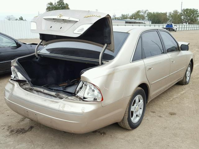 4T1BF28B7YU024496 - 2000 TOYOTA AVALON XL Алтын фото 4