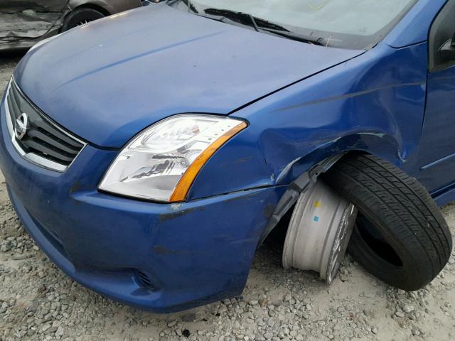 3N1AB6AP5CL693140 - 2012 NISSAN SENTRA 2.0 BLUE photo 9