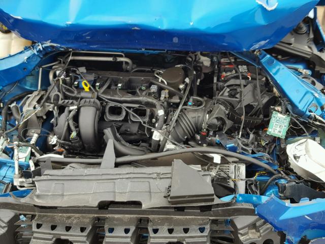 1FADP3K21FL345628 - 2015 FORD FOCUS BLUE photo 7