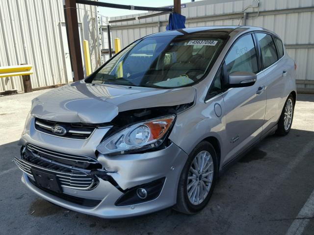 1FADP5CU4EL513370 - 2014 FORD C-MAX PREM SILVER photo 2