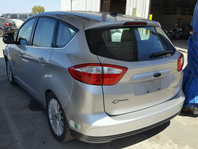 1FADP5CU4EL513370 - 2014 FORD C-MAX PREM SILVER photo 3