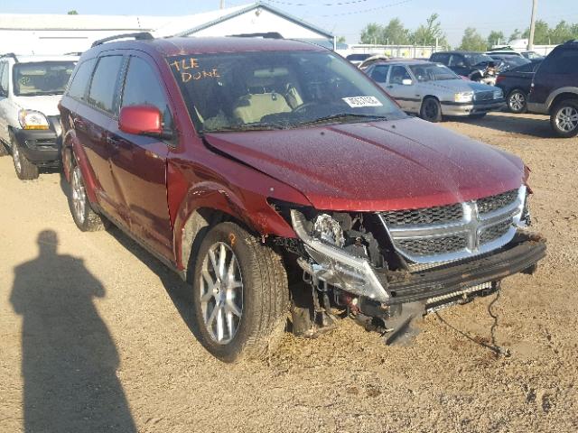 3D4PG1FGXBT540534 - 2011 DODGE JOURNEY MA RED photo 1