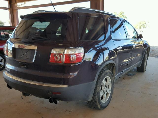 1GKER13DX9J168546 - 2009 GMC ACADIA SLE PURPLE photo 4