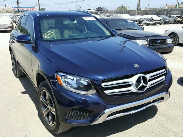 WDC0G4JBXJV092249 - 2018 MERCEDES-BENZ GLC 300 BLUE photo 1