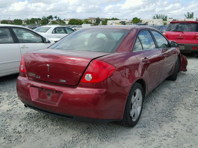 1G2ZA5E05A4155281 - 2010 PONTIAC G6 RED photo 4