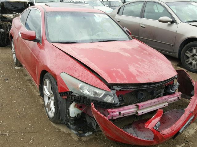 1HGCS2B84BA000930 - 2011 HONDA ACCORD EXL RED photo 1