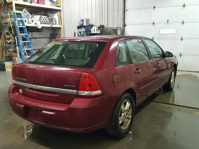 1G1ZT62815F259078 - 2005 CHEVROLET MALIBU MAX MAROON photo 4