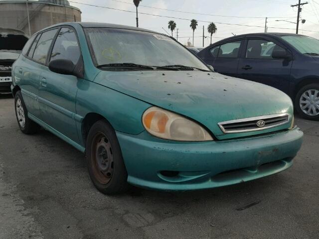 KNADC163026065251 - 2002 KIA RIO CINCO GREEN photo 1