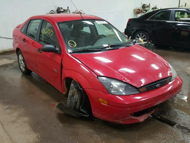 1FAFP38Z64W117763 - 2004 FORD FOCUS ZTS RED photo 1