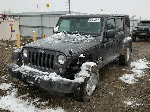 1C4BJWDG1HL682011 - 2017 JEEP WRANGLER U BLACK photo 2