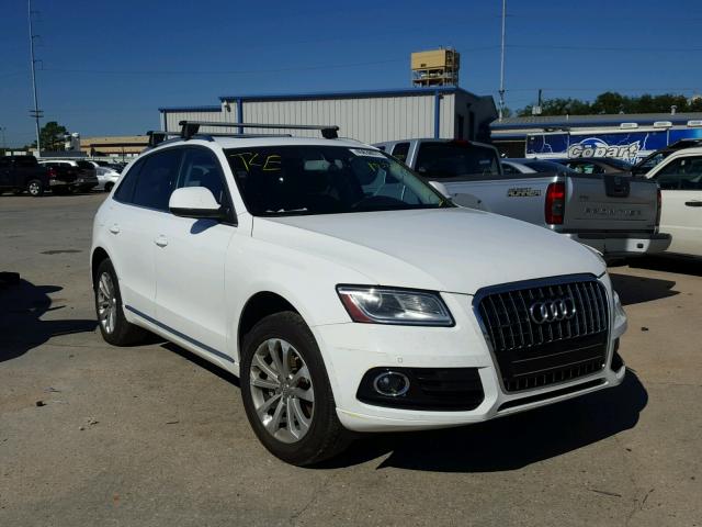 WA1LFAFP6EA010033 - 2014 AUDI Q5 PREMIUM WHITE photo 1