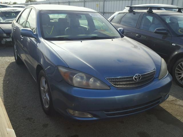 4T1BA30K24U030345 - 2004 TOYOTA CAMRY SE BLUE photo 1