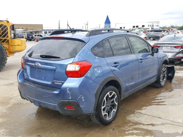 JF2GPABC7H9232174 - 2017 SUBARU CROSSTREK BLUE photo 4