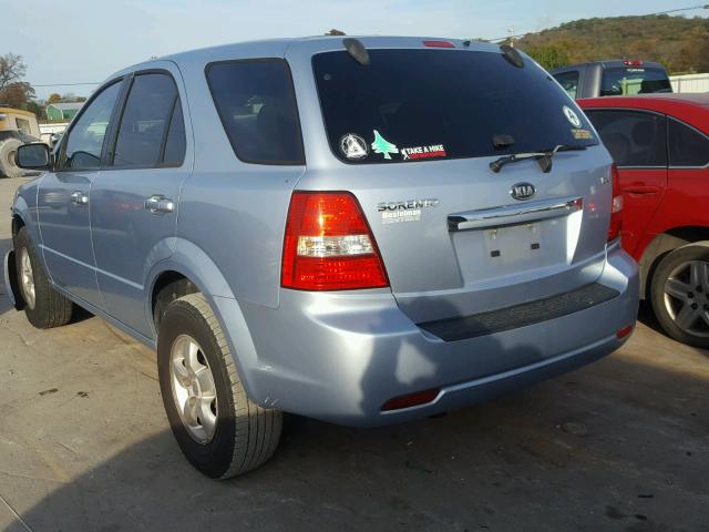 KNDJD736275732693 - 2007 KIA SORENTO EX BLUE photo 3