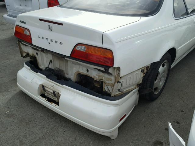 JH4KA8170SC001648 - 1995 ACURA LEGEND LS Ақ фото 9