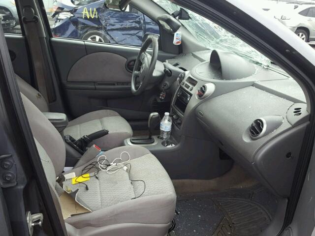 1G8AJ55F16Z172130 - 2006 SATURN ION LEVEL GRAY photo 5