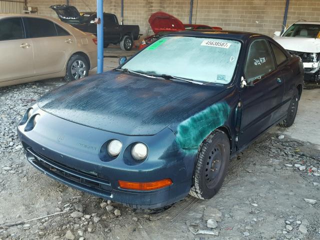 JH4DC4362VS005047 - 1997 ACURA INTEGRA GREEN photo 2