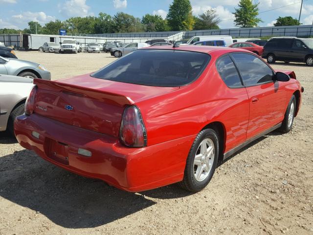 2G1WW12E459197526 - 2005 CHEVROLET MONTE CARL წითელი ფოტო 4