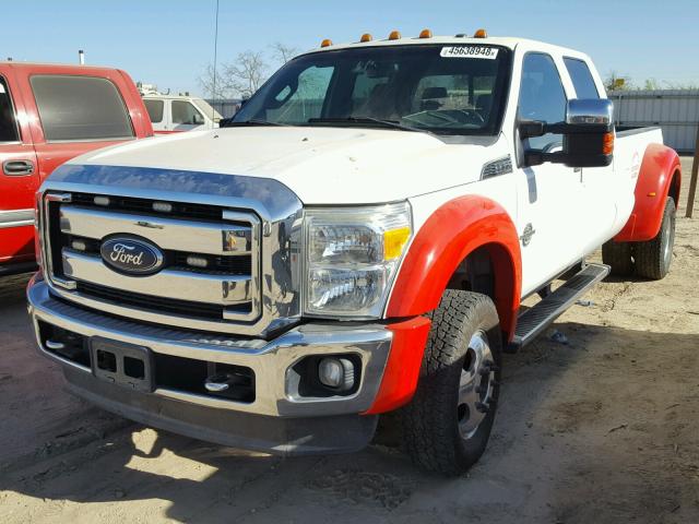 1FT8W4DT6CEB40302 - 2012 FORD F450 SUPER TWO TONE photo 2